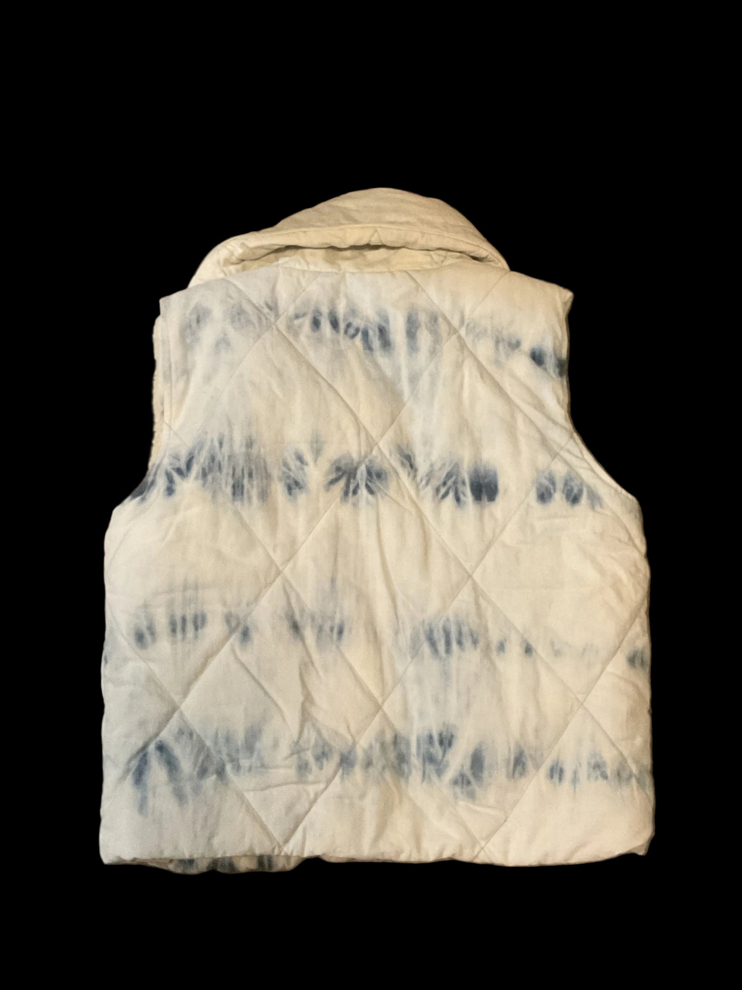 Free people large tie-dye Sherpa lined vest brand new- L