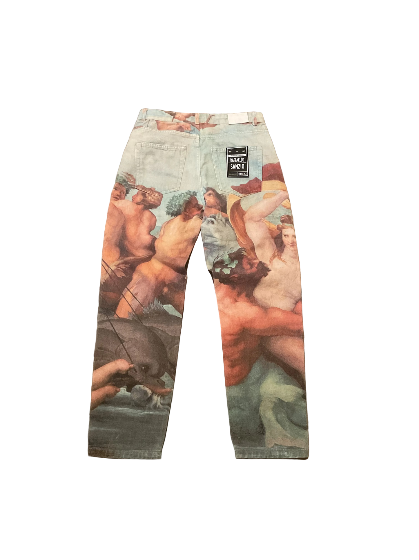 S/M angel art jeans