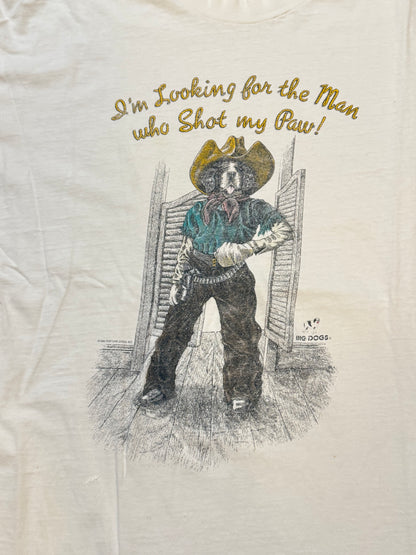 90s big dogs “I’m looking for the man who shot my paw” graphic T