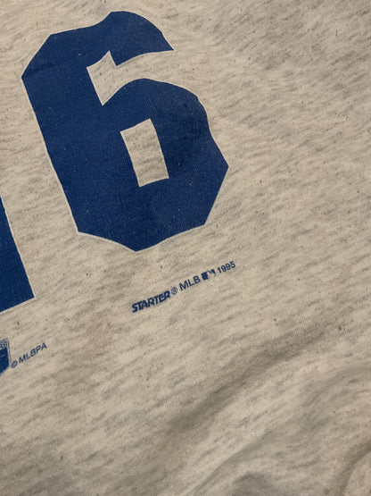 Vintage 90s Dodgers #16 Nomo Starter MLB 1995 Sweatshirt,XL Size Retro Style Classic,Vintage