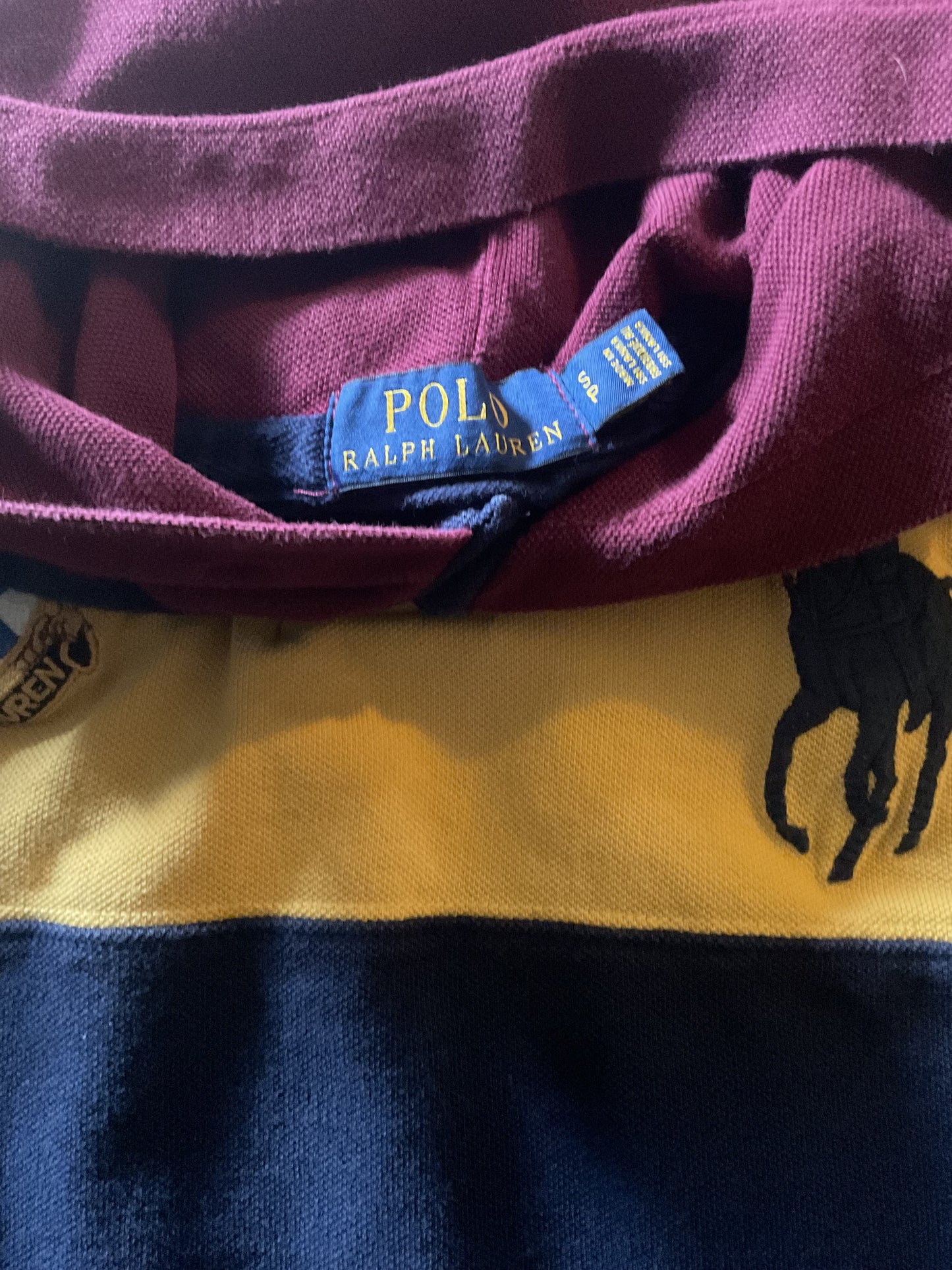 Women’s Polo Ralph Lauren Rugby hooded long sleeve SIZE - SMALL