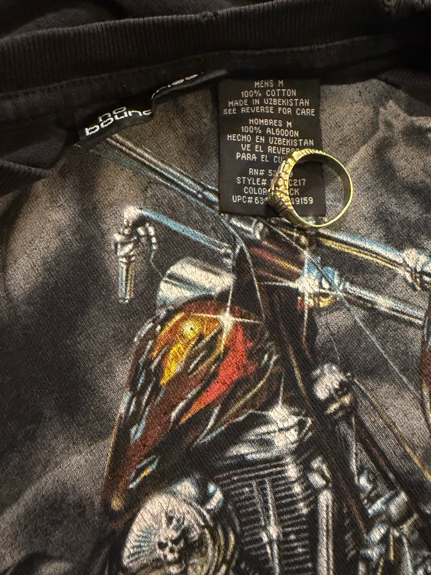 Wolf motorcycle no boundaries black size medium