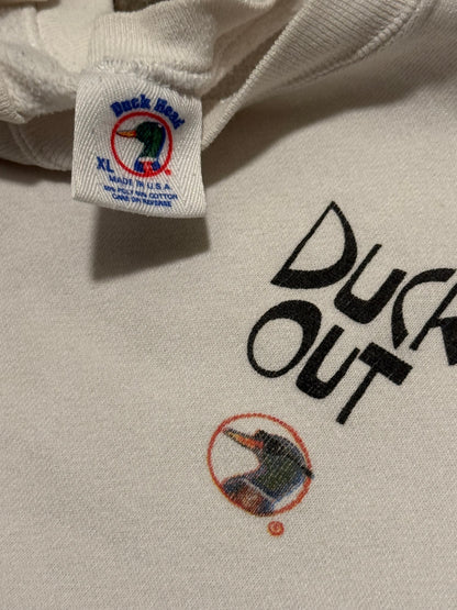 Made in USA, large duck head crewneck-XL