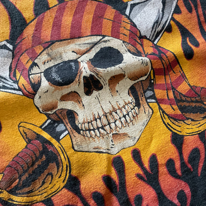 Vintage Pirate and flame good natural sun fade - L