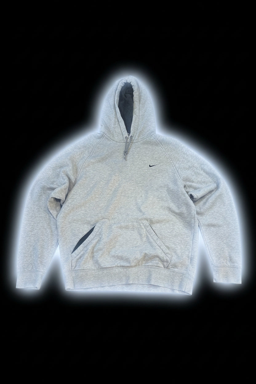 Grey 2000s Y2K Nike hoodie -XL