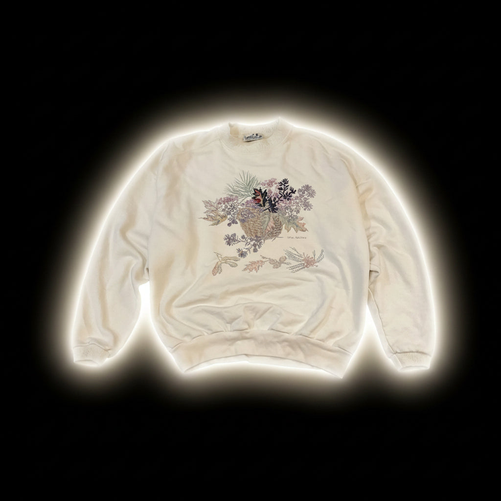 Vintage Northern Reflection floral Flower crewneck ￼- L
