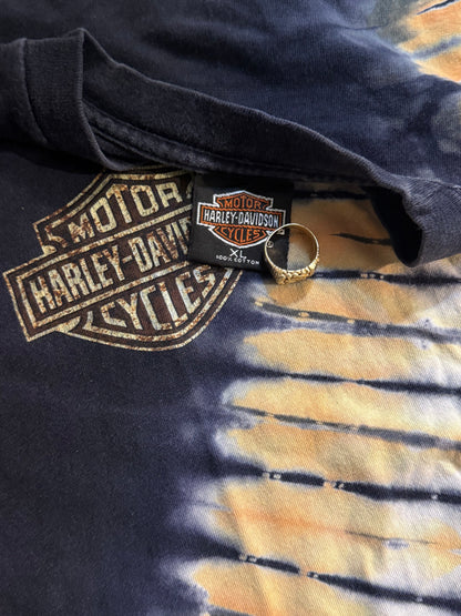 Vintage 90s New Mexico alien tie-dye - XL
