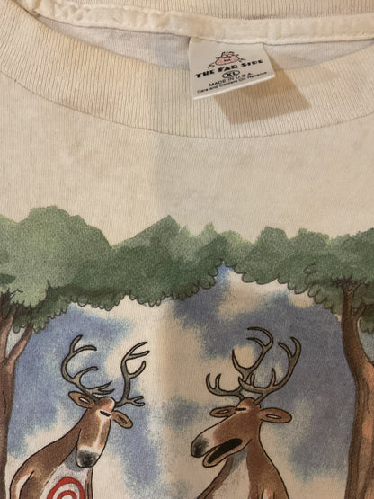 Vintage 1989 Far side Bummer Birthmark Hal Comic TShirt -XL