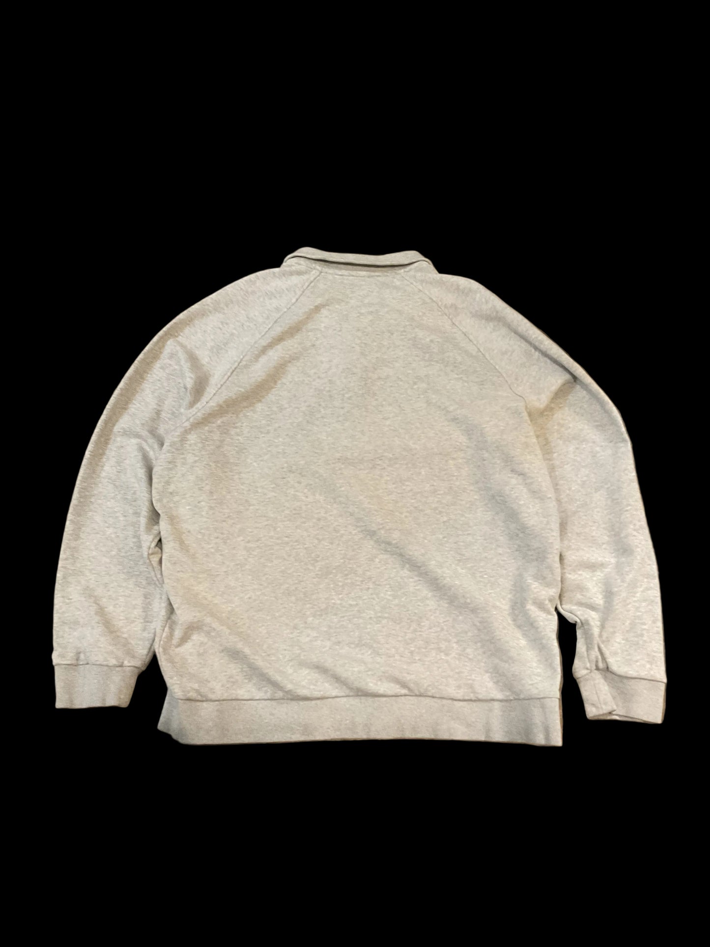 Vintage Oak Tree Argyle Quarter zip-pullover Sweatshirt size -XL