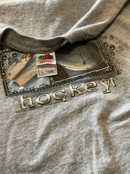 Y2K grey hockey 3D XL