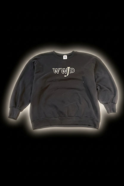 Vintage WWJD black Dlta- XL