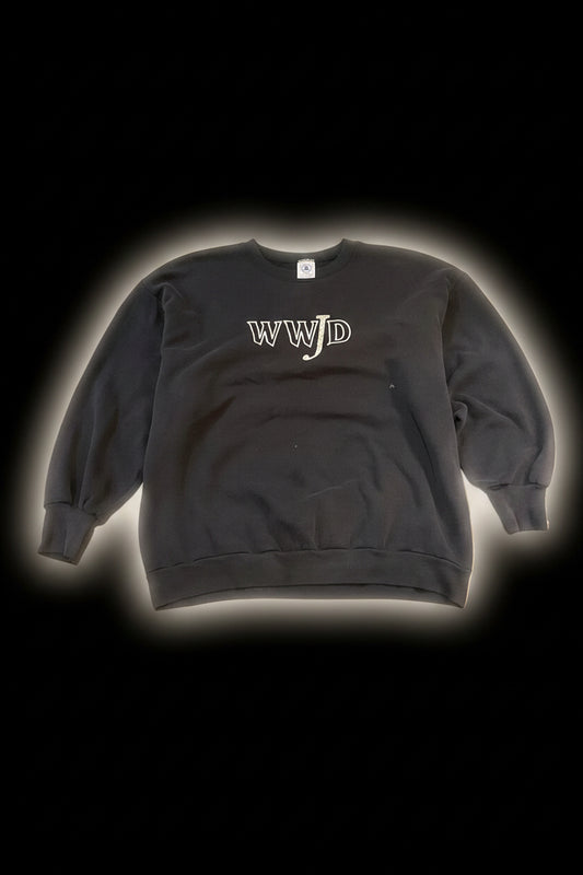 Vintage WWJD black Dlta- XL