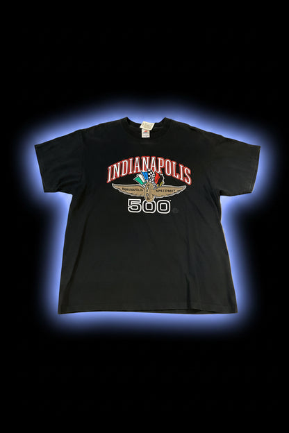 Vintage  SS Apparel Indianapolis 500 Motor Speedway graphic T shirt- XL