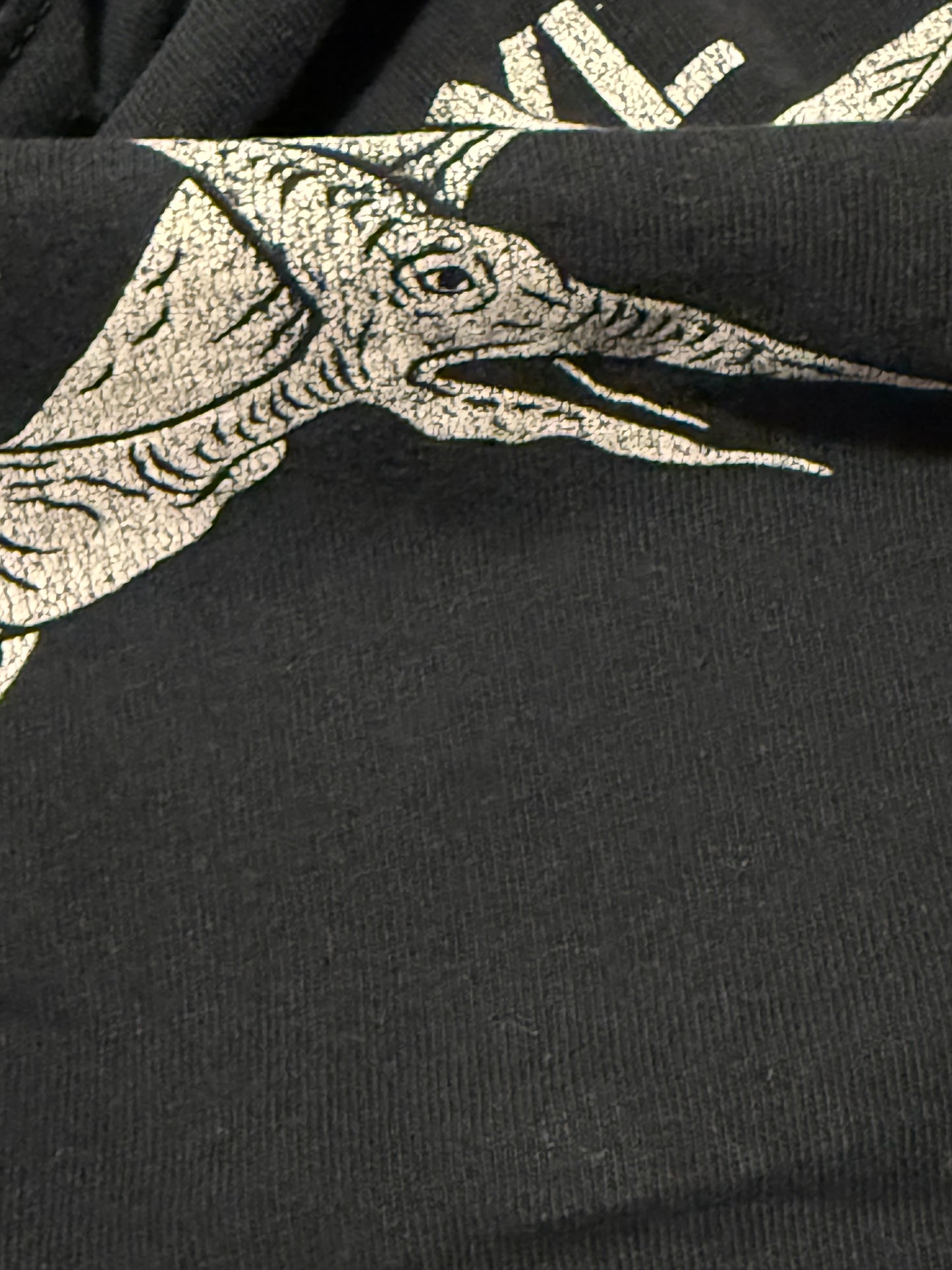 Vintage pterodactyl blackout tee-XL