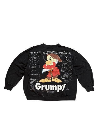 Disney Snow White & The Seven Dwarfs “Grumpy” Crewneck-XL