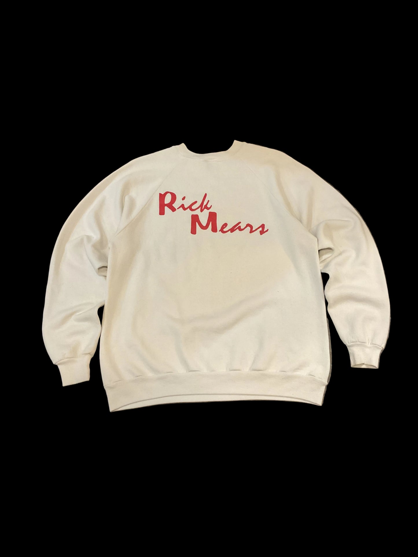 Formula One/NASCAR rare Rick MEARS sweatshirt -XL