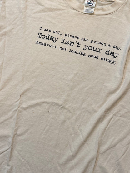 2000s white Delta joke, humor grungy text. -XL