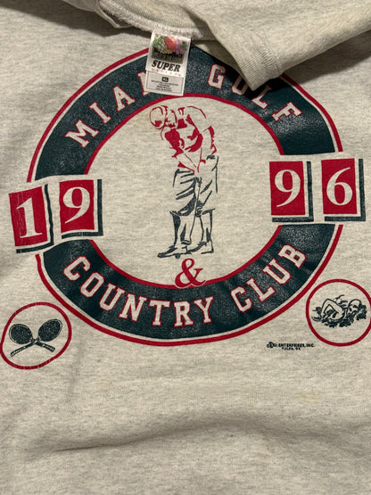Vintage 1997 Miami golf country club crewneck -XL