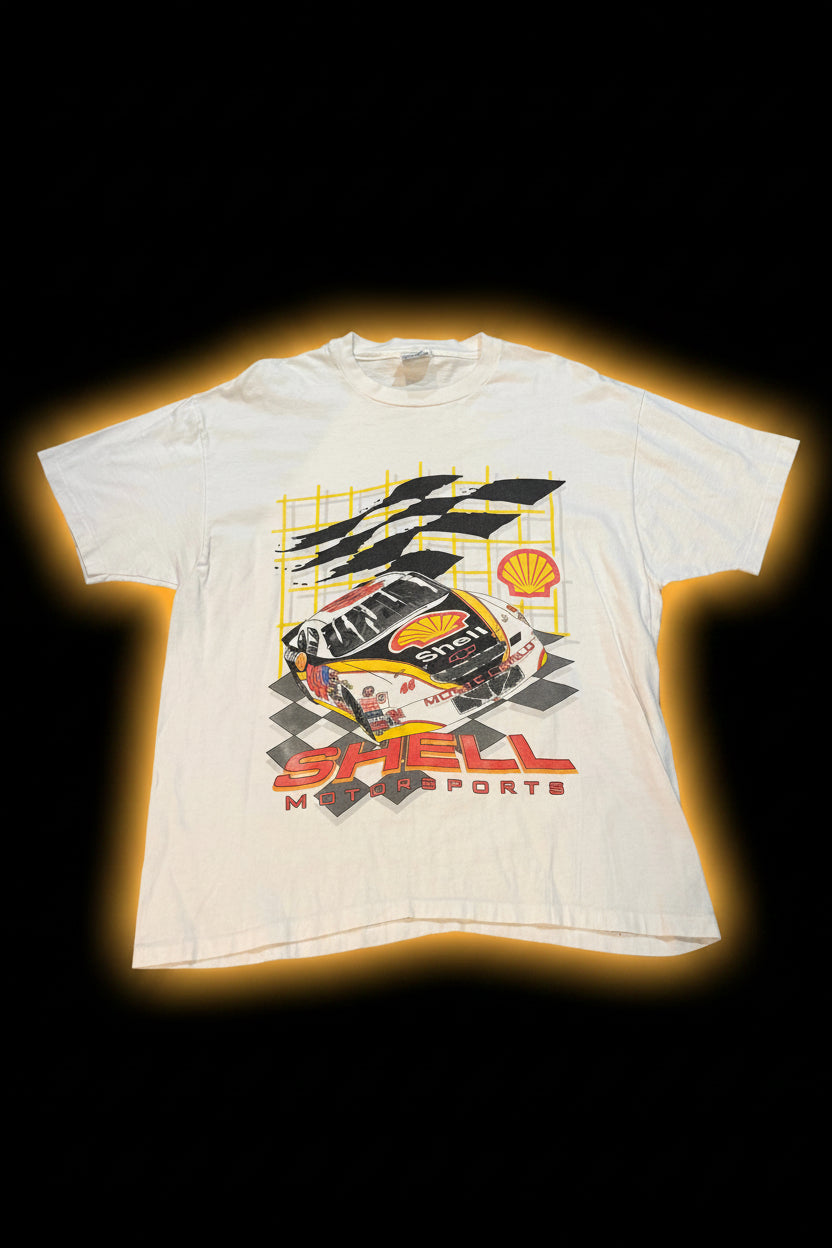 Vintage NASCAR Shell Motorsports Tshirt- XL