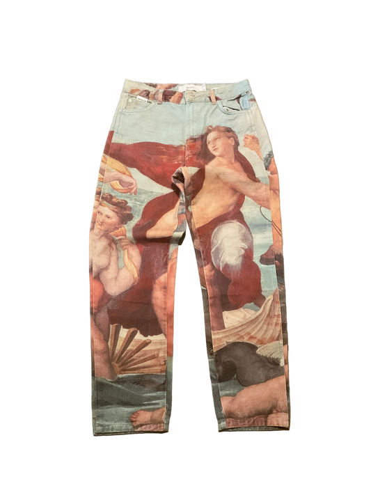 S/M angel art jeans