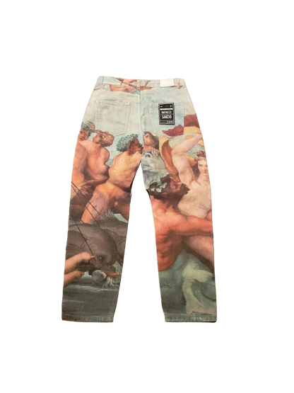 S/M angel art jeans