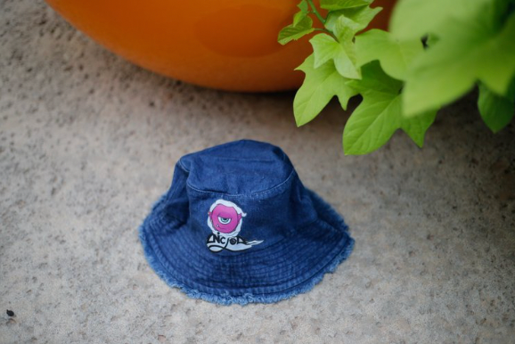 Leo Dark Denim Bucket hat