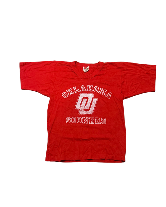 Youth boys Large 80’s Oklahoma Sooners v-neck