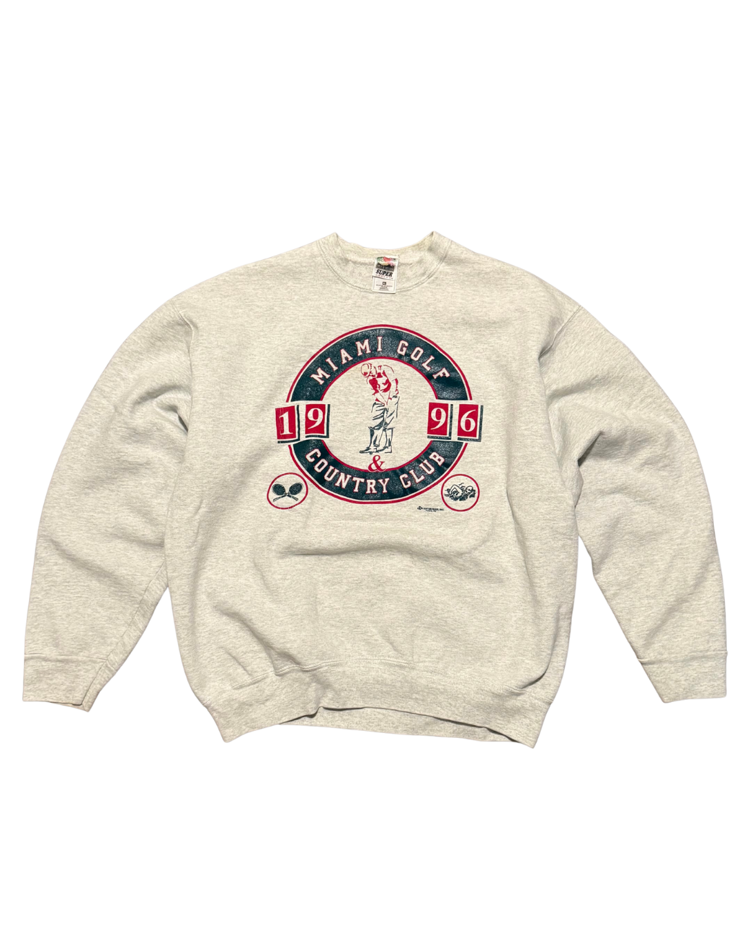 Vintage 1997 Miami golf country club crewneck -XL