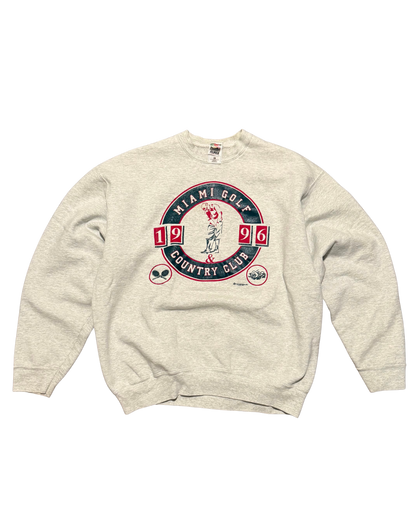 Vintage 1997 Miami golf country club crewneck -XL