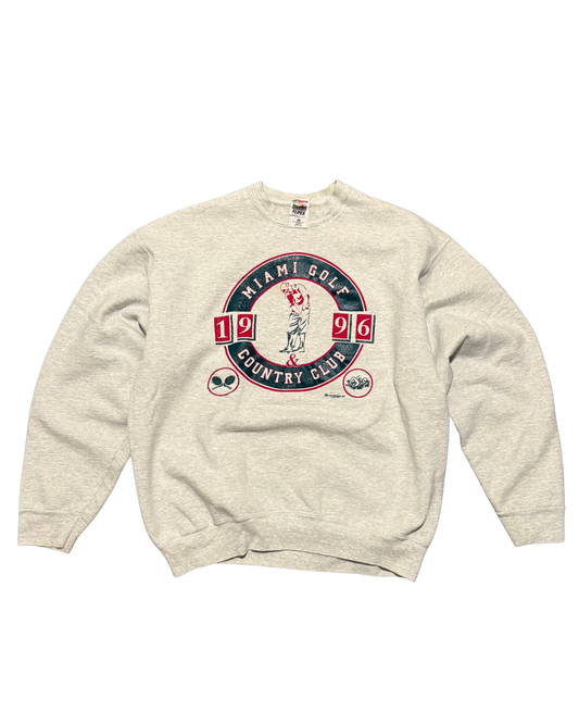 Vintage 1997 Miami golf country club crewneck -XL
