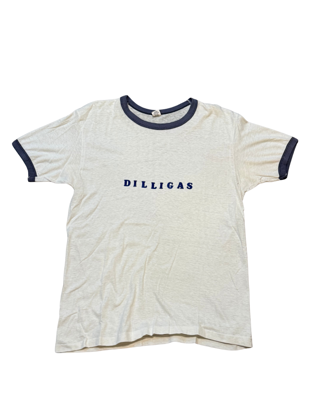 1970’s Hanes DILLIGAS Spell Out Ringer-L