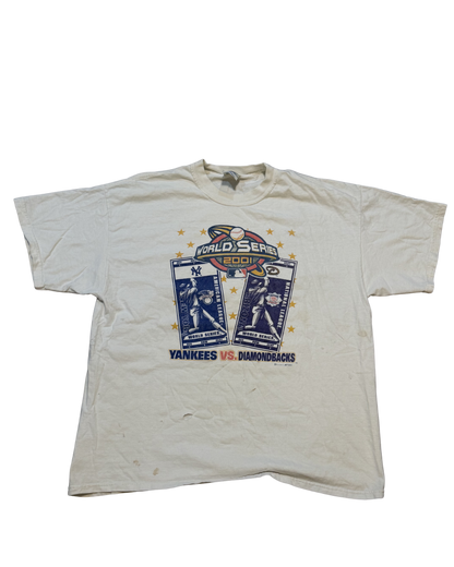 2001 white Yankees vs. Diamondbacks-XL