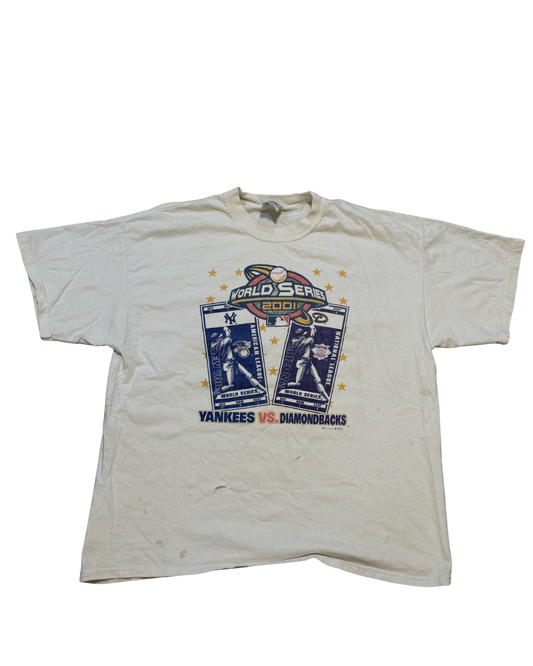 2001 white Yankees vs. Diamondbacks-XL