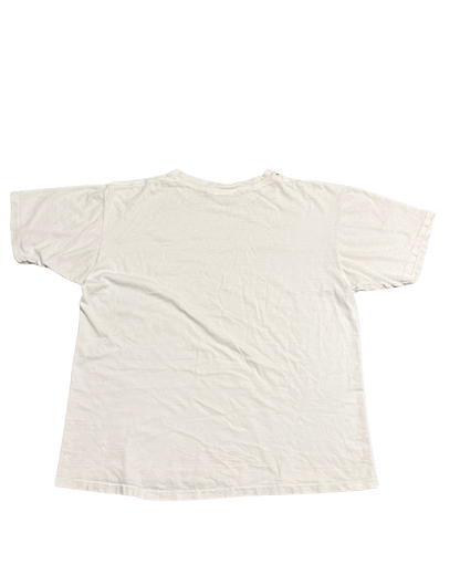 Vintage white funny phrase “my other bodies in the shop” -XL