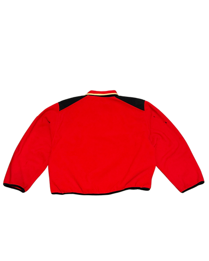 Vintage Marlboro Adventure team, red fleece snap Pullover-L