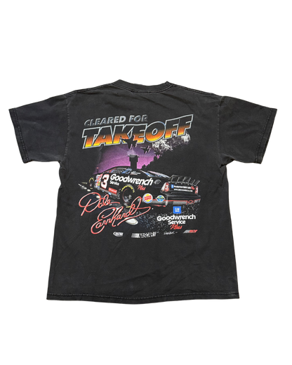 Vintage Chase Authentics rare Dale Earnhardt jet black attack NASCAR T-shirt -Medium