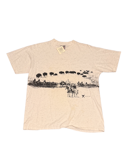 Vintage 90s Wrap Around Buffalo and Western Natives Men’s Large