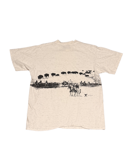 Vintage 90s Wrap Around Buffalo and Western Natives Men’s Large