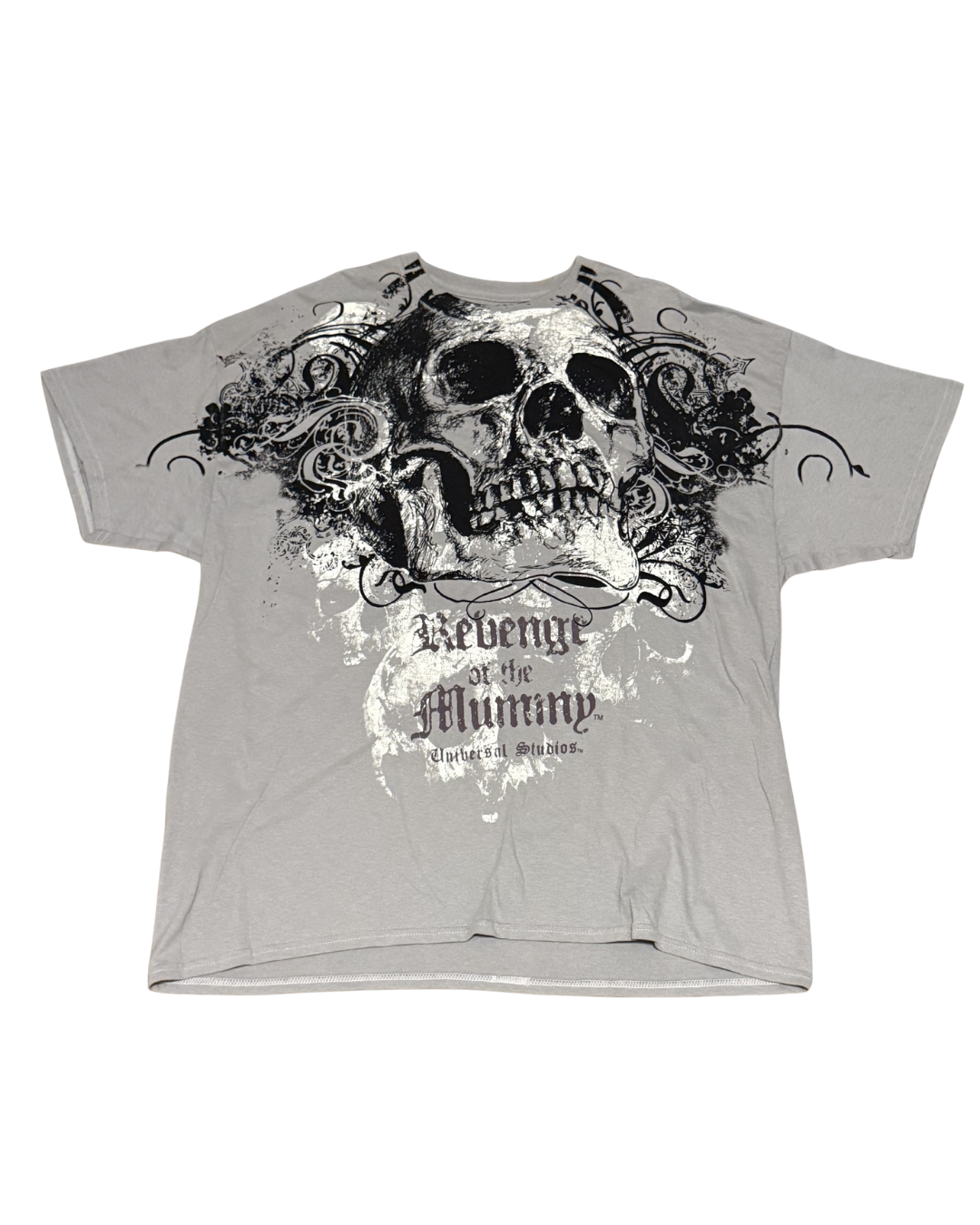 Universal Studios Revenge of the Mummy big Skull Graphic T-Shirt SIZE 2XL