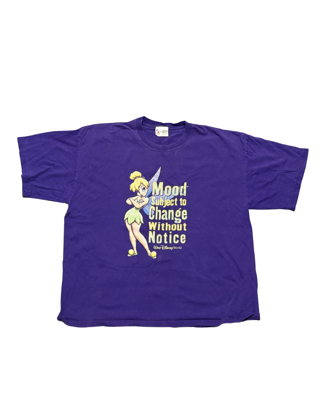 90s Tinker Bell “warning mood can change without -2XL